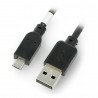 MicroUSB cable B - A 2.0 Hi-Speed Goobay black - 0.6 m - zdjęcie 1