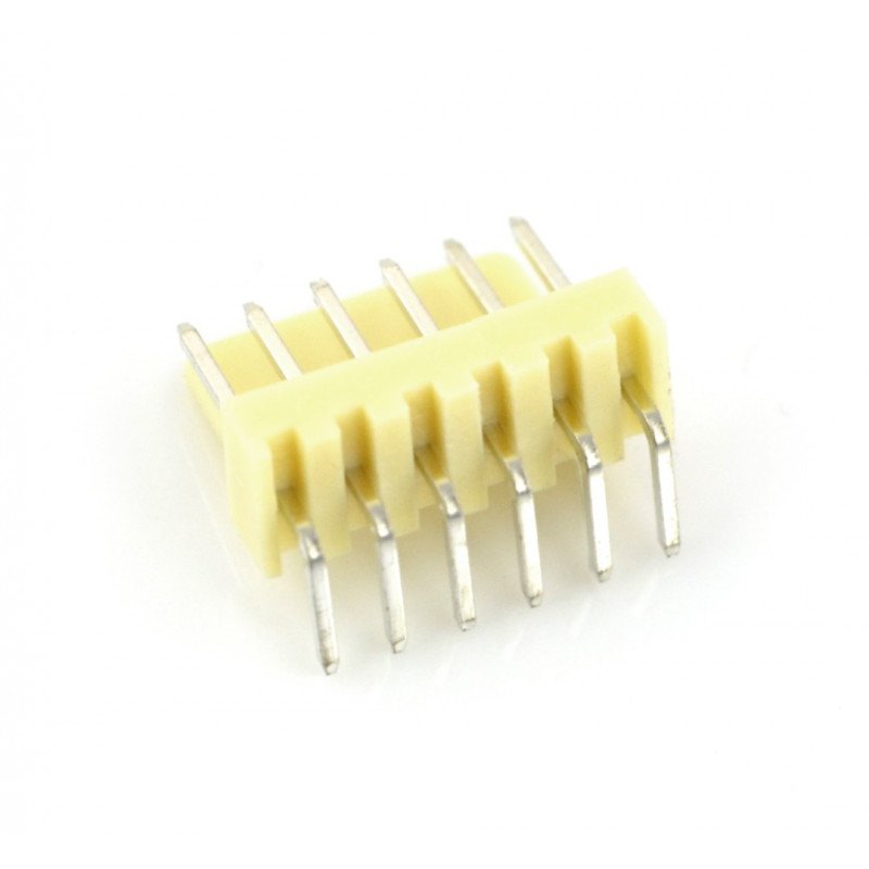 2,54 mm - angular plug 6-pin - 5 pcs