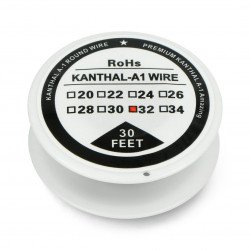 Resistance wire Kanthal A1 0.20mm 44.7Ω/m - 9.1m