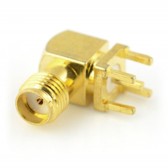 SMA female connector for angular printing - 50Ω