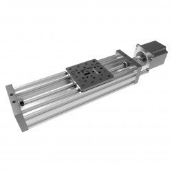 Linear guide V-Slot C-Beam 500mm - silver - mounting kit