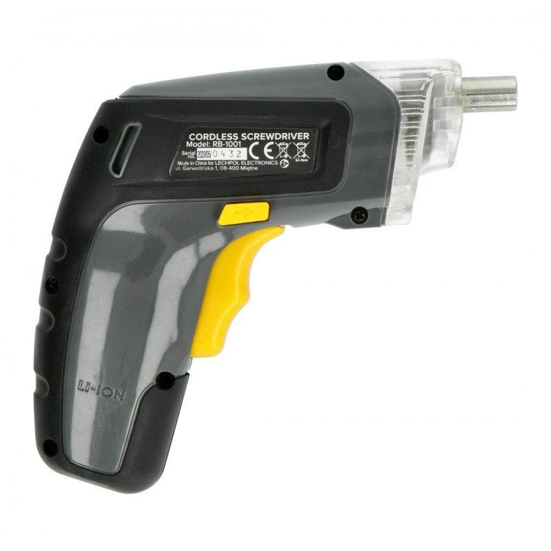 3.6V 1300mA cordless screwdriver set