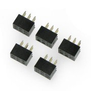 Female socket 2x3 raster 2mm straight - 5pcs