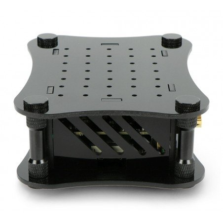 Case for Raspberry Pi 4B and for Allo DigiOne - acrylic - black Case for Raspberry Pi 4B and for Allo DigiOne - acrylic - black