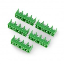 PCB barrier strip, 4-pin, 8.5mm pitch