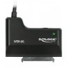 Adapter USB A 3.0 - SATA Delock - black + power supply - zdjęcie 4