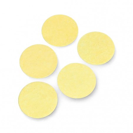 Blade cleaning sponge - round - 5 pieces. Blade cleaning sponge - round - 5 pieces.