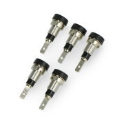 Banana socket AL2360 - black - 2mm