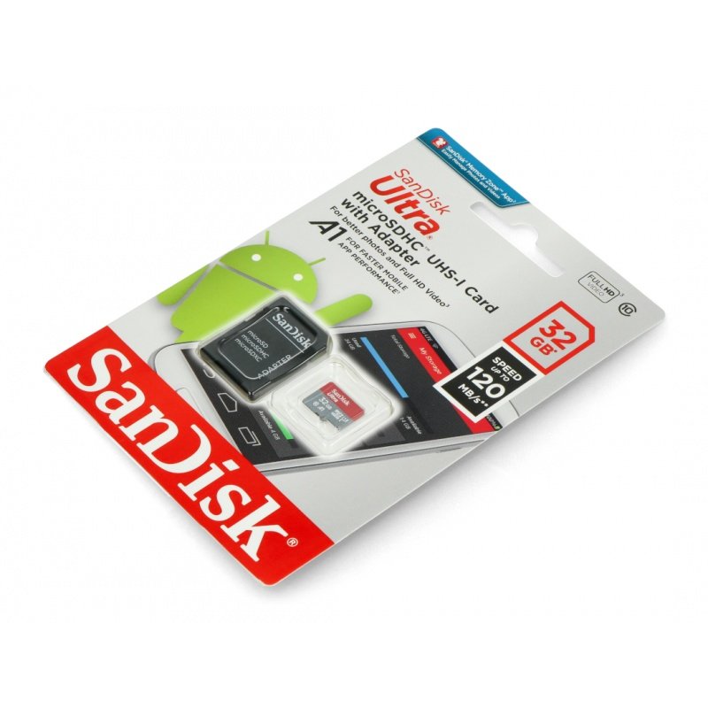 Memory card SanDisk Ultra 653x microSD 32GB 120MB / s UHS-I
