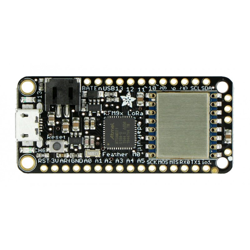 Feather M0 + radio module 433 MHz RFM96 LoRa - compatible with