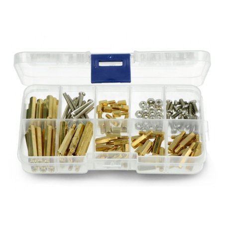 Set of M3 screws and spacers - Set A - 120pcs. Set of M3 screws and spacers - Set A - 120pcs.