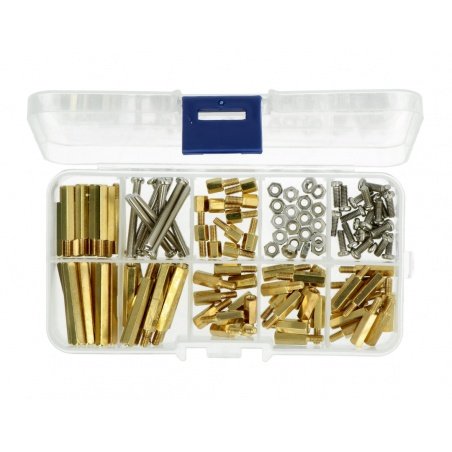 Set of M3 screws and spacers - Set A - 120pcs. Set of M3 screws and spacers - Set A - 120pcs.