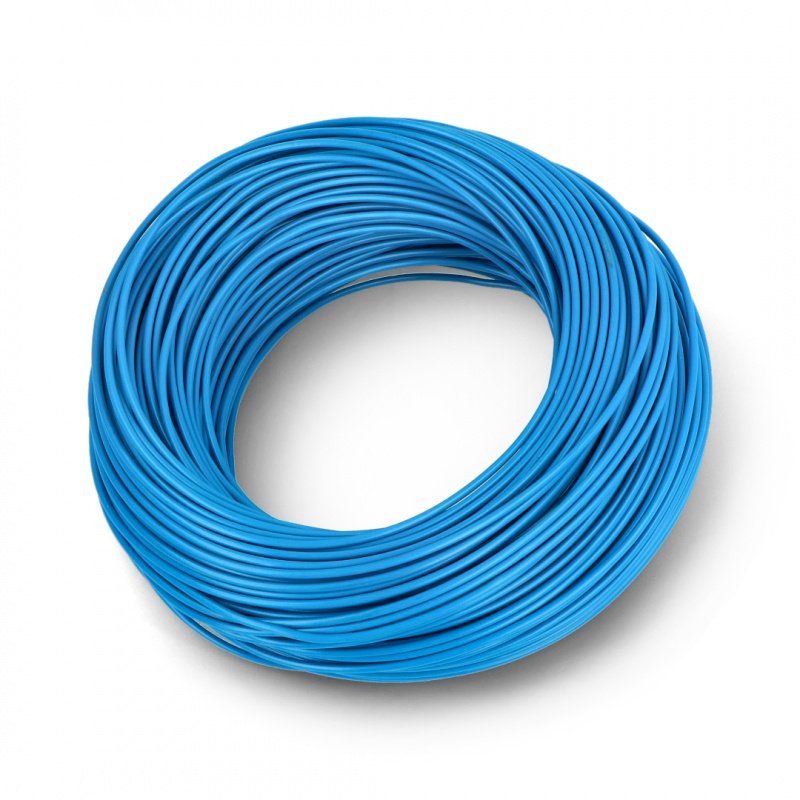 Installation cable LgY 1x0.5 H05V-K - blue - roll 100m