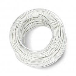 Installation cable LgY 1x0.5 H05V-K - white - roll 100 m