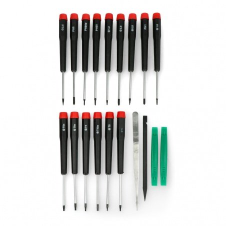 Precision screwdriver set - 19 pieces Precision screwdriver set - 19 pieces