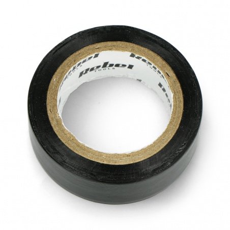 Insulating tape Rebel 0,13x19mm x 9,14m black Insulating tape Rebel 0,13x19mm x 9,14m black