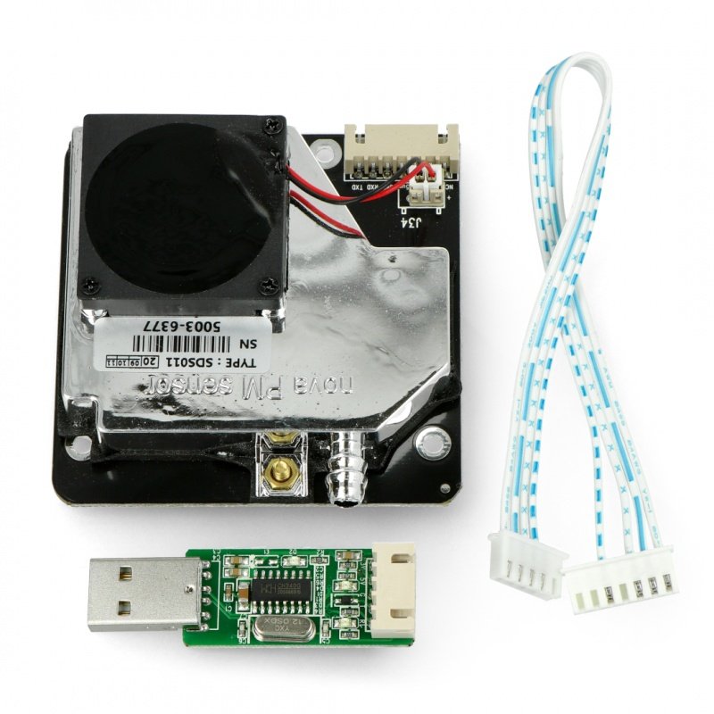 5PCS SDS011 Nova PM Dust Sensor Laser PM2.5 PM10 5V Air Quality Detection Sensor 