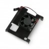 Case-heat sink + fan - Alloy Heatsink for Raspberry Pi 4B - - zdjęcie 1