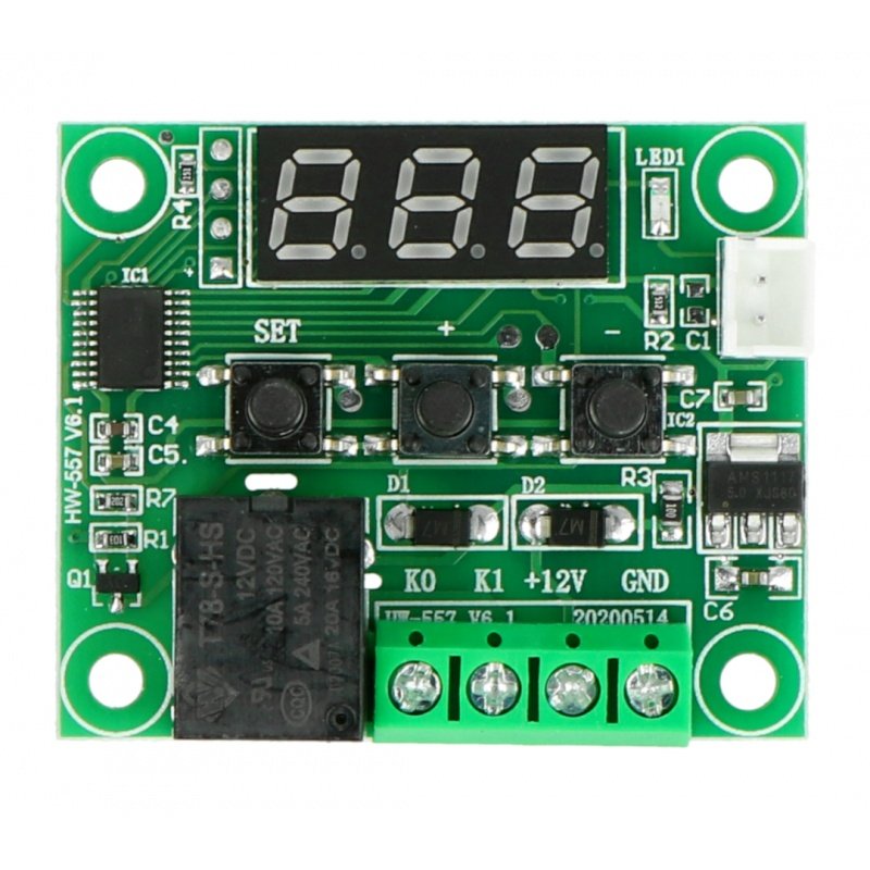 W1209 thermostat with temperature probe -50/+100°C
