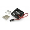 5V fan 30x30x7mm - for Raspberry Pi case - zdjęcie 4