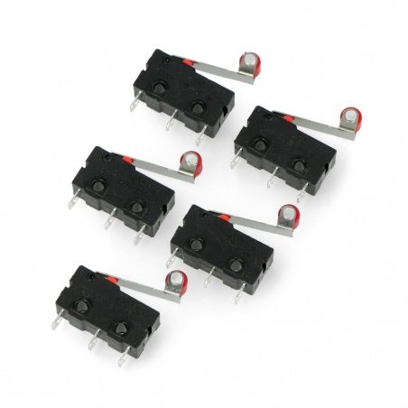 Limit switch mini with roller - WK625 - 5pcs. Limit switch mini with roller - WK625 - 5pcs.