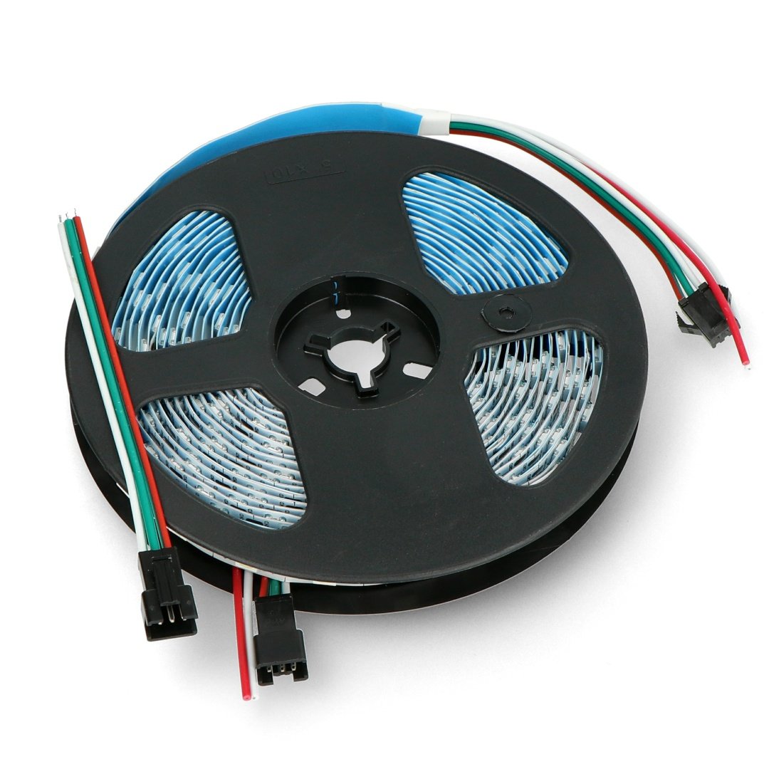 RGB LED strip SK6812 - digital, addressable - IP30 60 LED/m, 5V