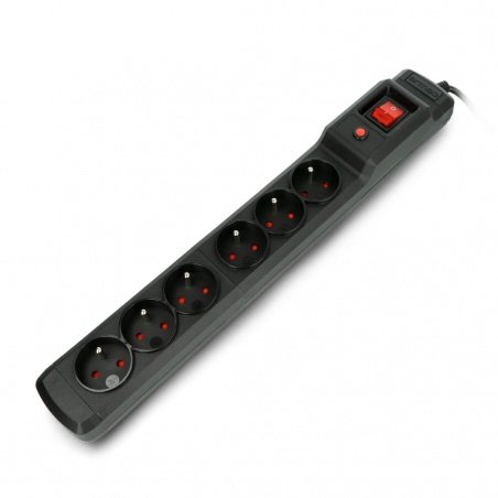 Power strip with protection Armac Multi M6 black - 6 sockets - Power strip with protection Armac Multi M6 black - 6 sockets -