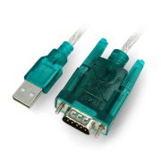 Converter USB A - RS-232 Akyga AK-CO-02 - 1m
