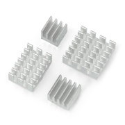 Set of heat sinks for Raspberry Pi - with heat transfer tape -