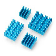 Set of heat sinks for Raspberry Pi - with heat