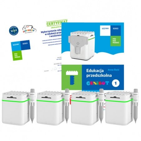 Zestaw przedszkolny Genibot + certyfikowany kurs online Zestaw przedszkolny Genibot + certyfikowany kurs online
