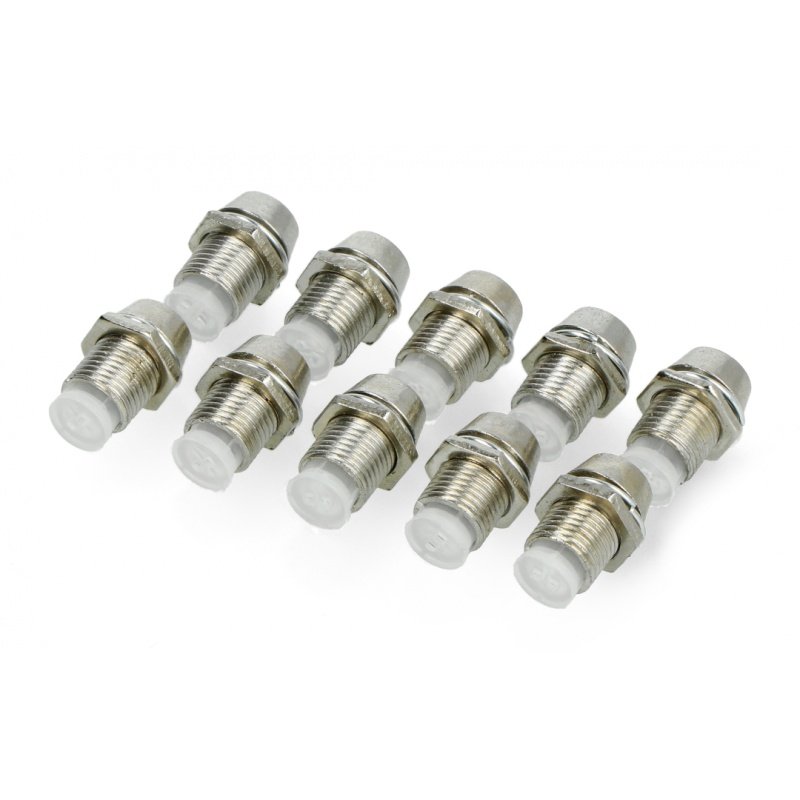LED holder 5mm - metal concave - 10pcs