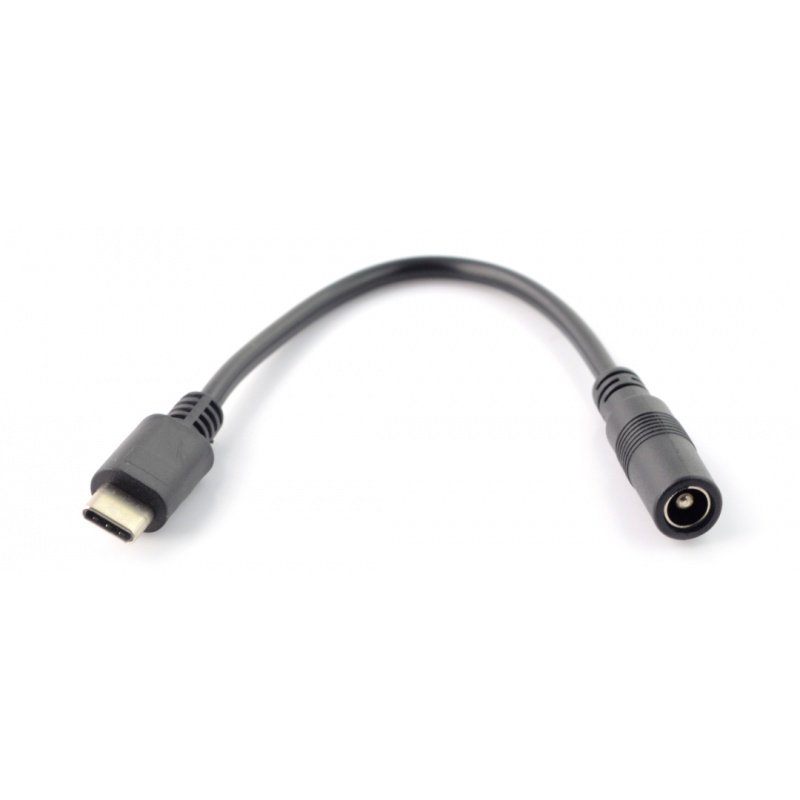 5PCS Computer Mini USB Plug Interface To DC5.5 X 2.1 Plug Adapter Connection USB 