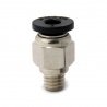 Quick connector with thread M6 for 4mm PTFE tube pipe - zdjęcie 1