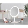 Cosmetic mirror Lafe ROSA - with 28 LEDs illumination - white - zdjęcie 5