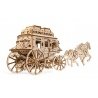 Postal stagecoach - mechanical model for assembly - veneer - - zdjęcie 2