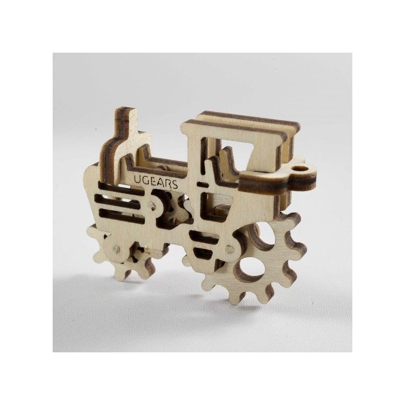 U-Fidety - gears 4pcs. - mechanical model for folding - veneer