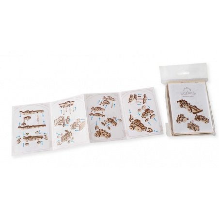U-Fidety - driving vehicles 4pcs. - mechanical model for U-Fidety - driving vehicles 4pcs. - mechanical model for