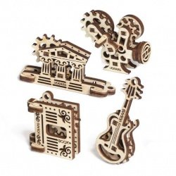 U-Fidety Creation - 4pcs. - mechanical model for folding -