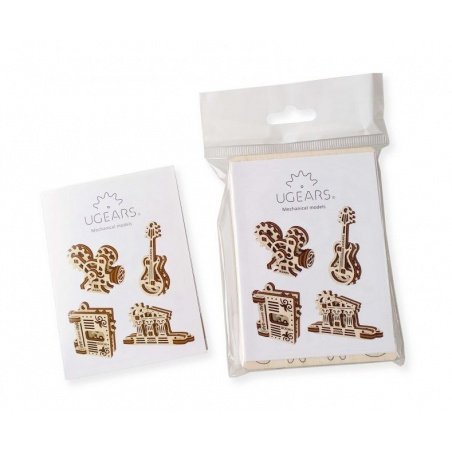 U-Fidety Creation - 4pcs. - mechanical model for folding - U-Fidety Creation - 4pcs. - mechanical model for folding -