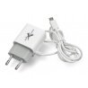 eXtreme Ampere ATCMU24W microUSB + USB 2,4A Power Supply - white - zdjęcie 3