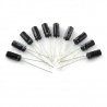 Electrolytic capacitor 100uF/35V 6x12mm 105C THT - 10pcs