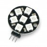 Ring LED RGB 7 x WS2812 5050 - soldered connectors - zdjęcie 1