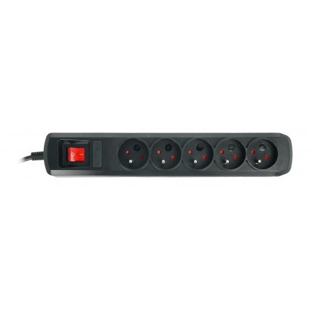 Power strip with security Armac A5 black - 5 sockets - 1,5m Power strip with security Armac A5 black - 5 sockets - 1,5m