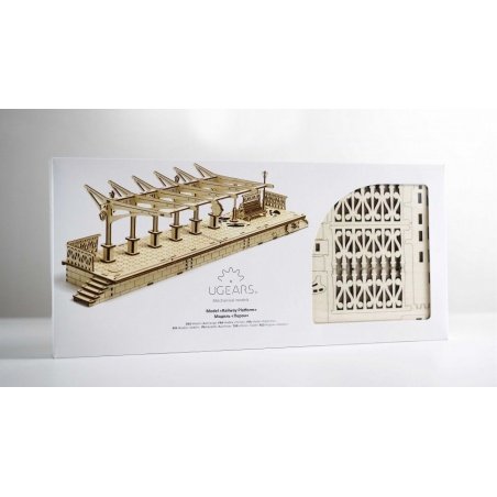 Platform - mechanical model for folding - veneer - 196 elements Platform - mechanical model for folding - veneer - 196 elements