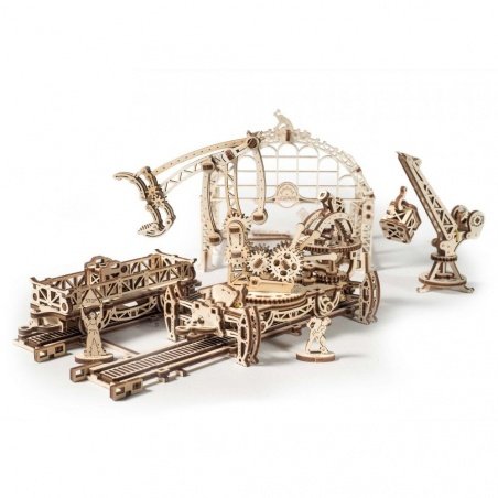 Rail manipulator - mechanical model for assembly - veneer - 354 Rail manipulator - mechanical model for assembly - veneer - 354