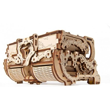 Antique casket - mechanical model for assembly - veneer - 185