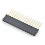 Socket 1x16pin - 2,54mm - long