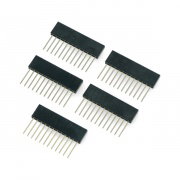 Socket 1x12pin - 2,54mm - long - 5pcs.
