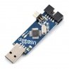 Programmer AVR compatible with USBasp ISP + IDC tape - blue - zdjęcie 1